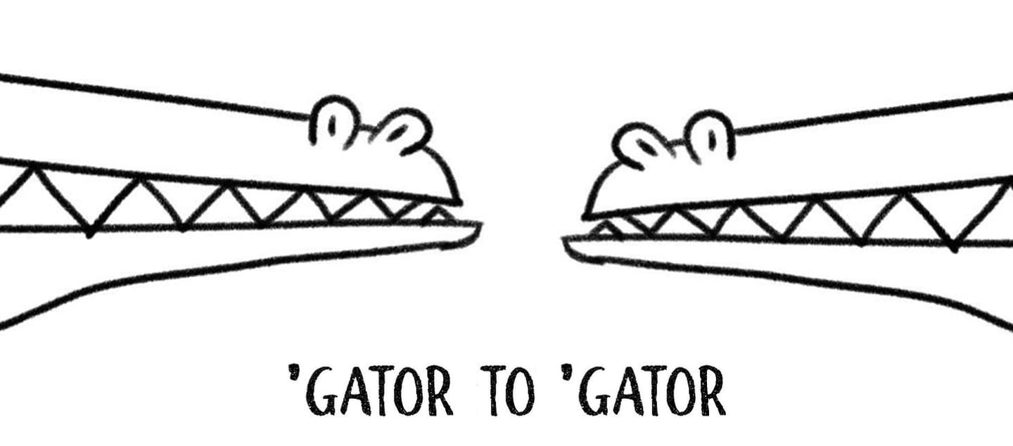 Gator-to-gator