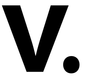 V